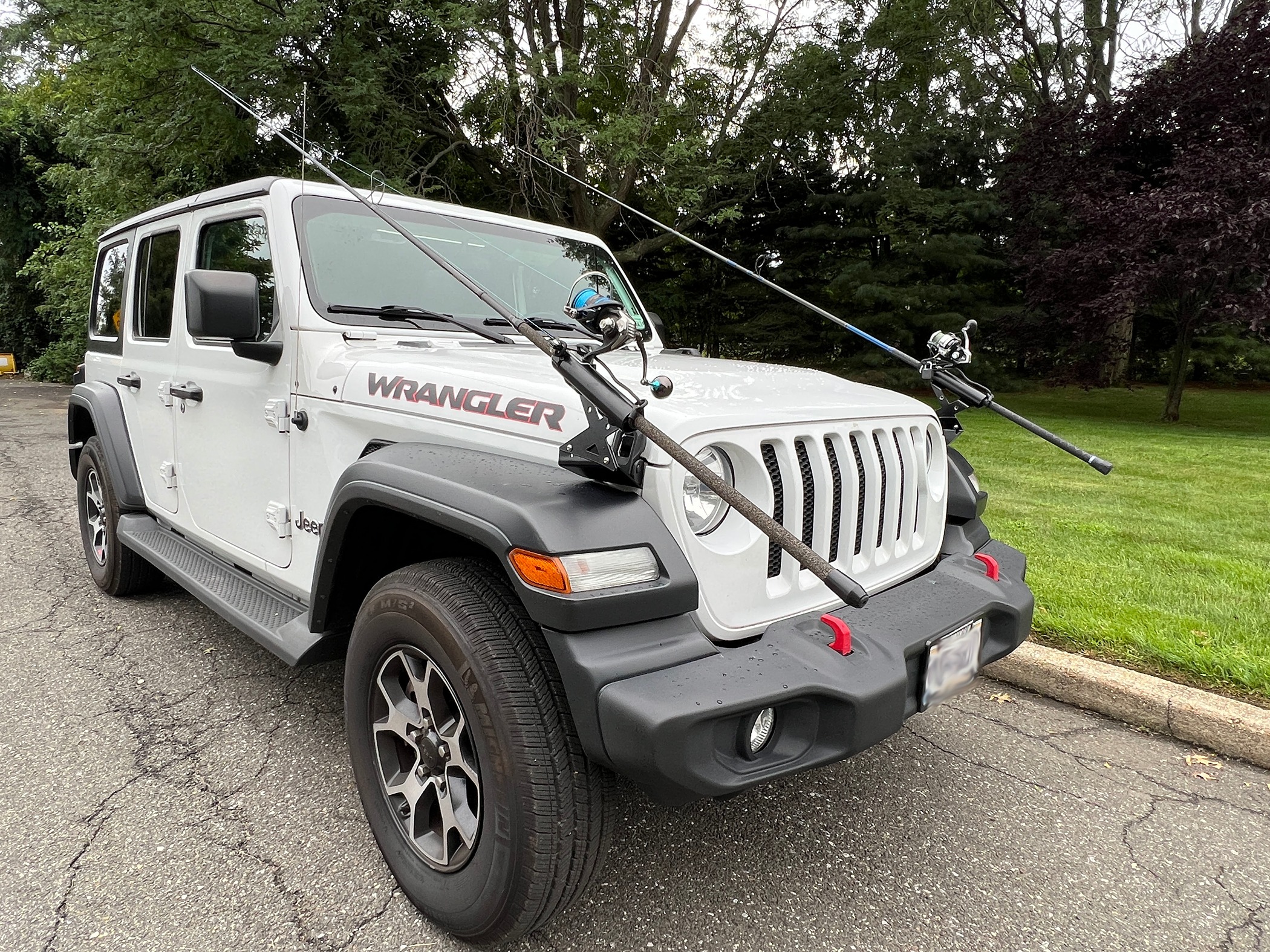 Do you go fishing with your Jeep? X-Rocket Fishing Rod Holders