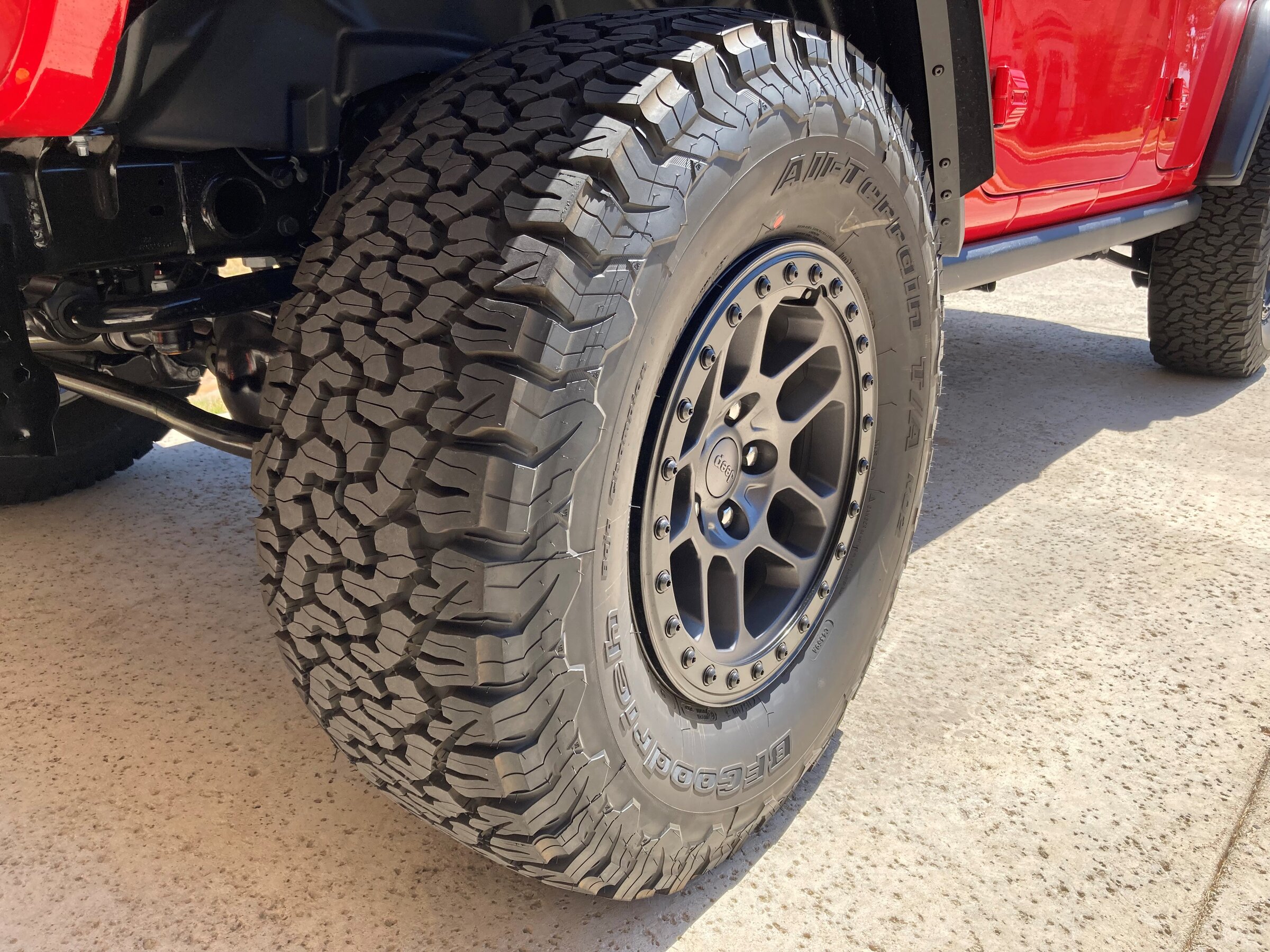 Texas - XR take-off - BFGoodrich All-Terrain KO2 315/70R17 - Set of 5  Almost New Tires | Jeep Wrangler Forums (JL / JLU) - Rubicon, Sahara,  Sport, 4xe, 392 