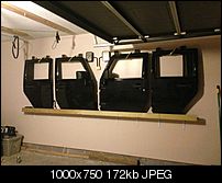 Best method to hang JL doors in garage? | Jeep Wrangler Forums (JL / JLU) -  Rubicon, Sahara, Sport, 4xe, 392 