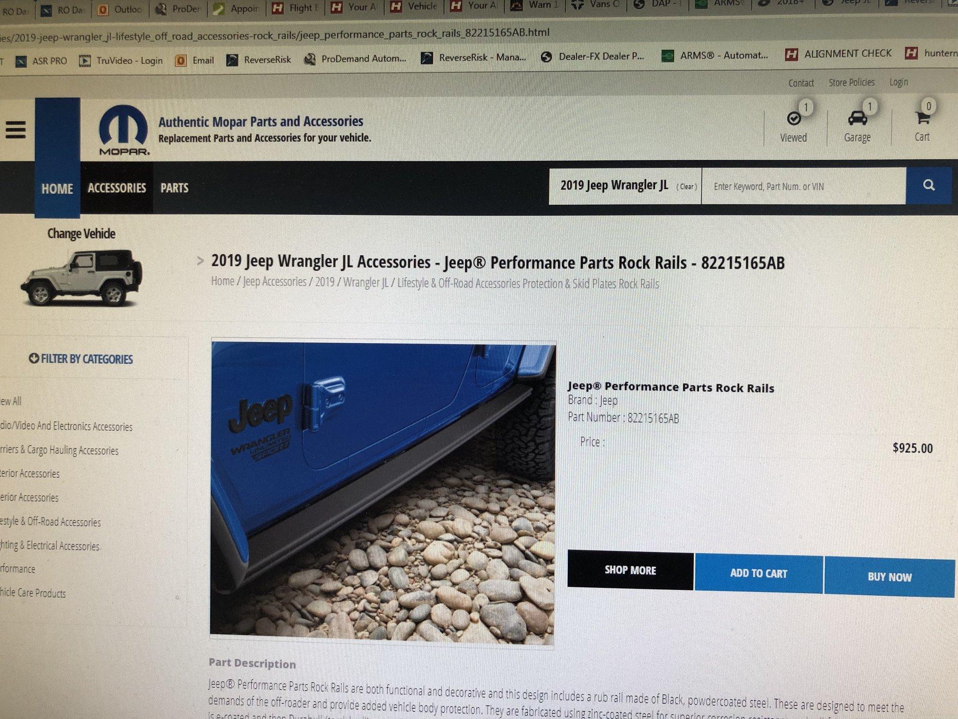 Kansas - Mopar Performance Rock Rails JLU | 2018+ Jeep Wrangler Forums ...