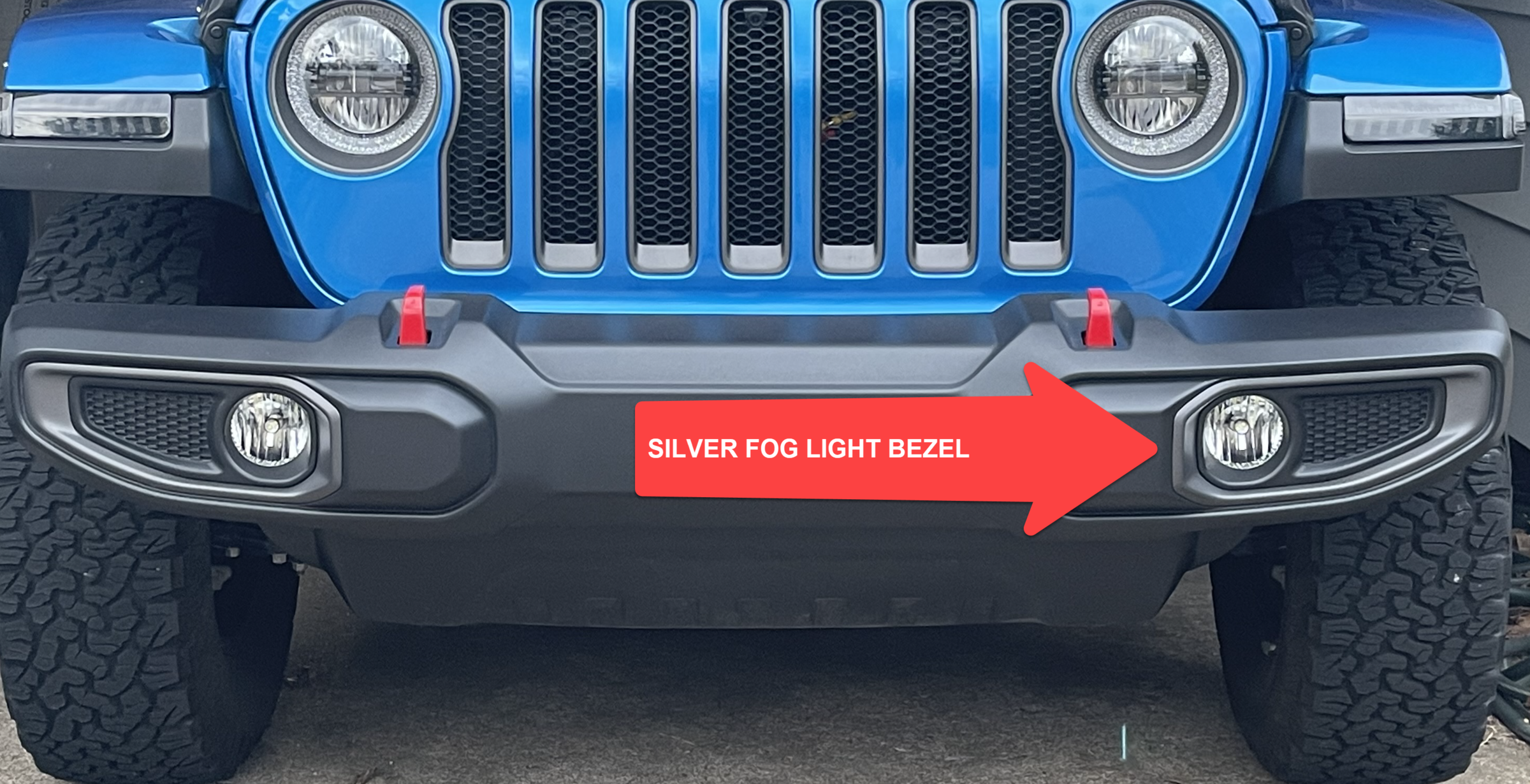 HOW TO: Remove/Replace/Repaint Fog Light Trim (Fog Light Bezel) on Plastic  Bumper | Jeep Wrangler Forums (JL / JLU) - Rubicon, Sahara, Sport, 4xe, 392  