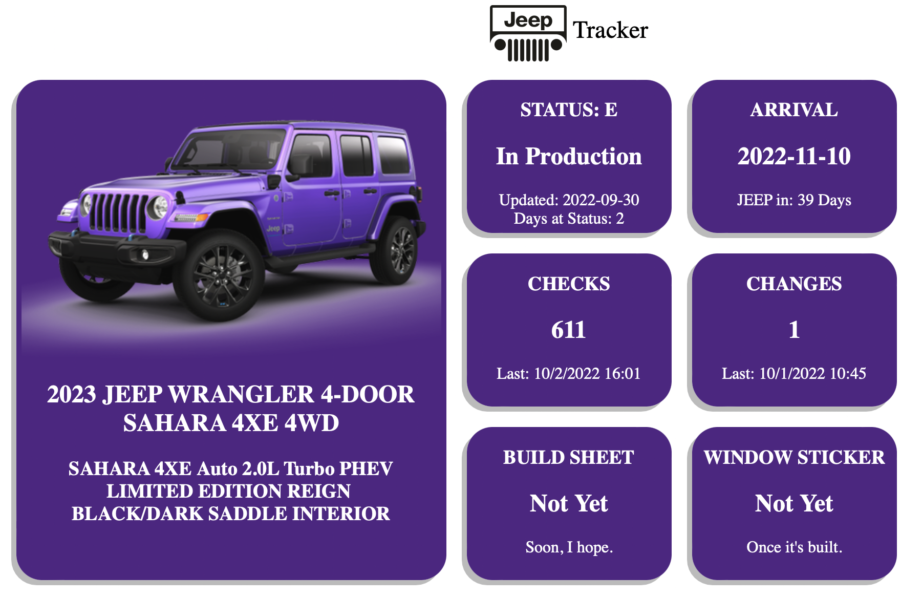 2023 Orders - Check in here | Page 467 | Jeep Wrangler Forums (JL / JLU) -  Rubicon, Sahara, Sport, 4xe, 392 