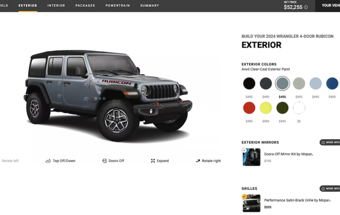 2024 Wrangler Build & Price Configurator Now Live on the Jeep Website!