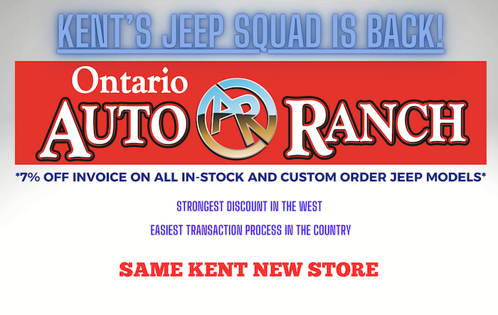 Kent's Jeep Squad - BACK IN ACTION (8% Off Invoice)!