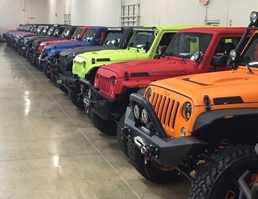 2019 Jeep Wrangler Color Chart