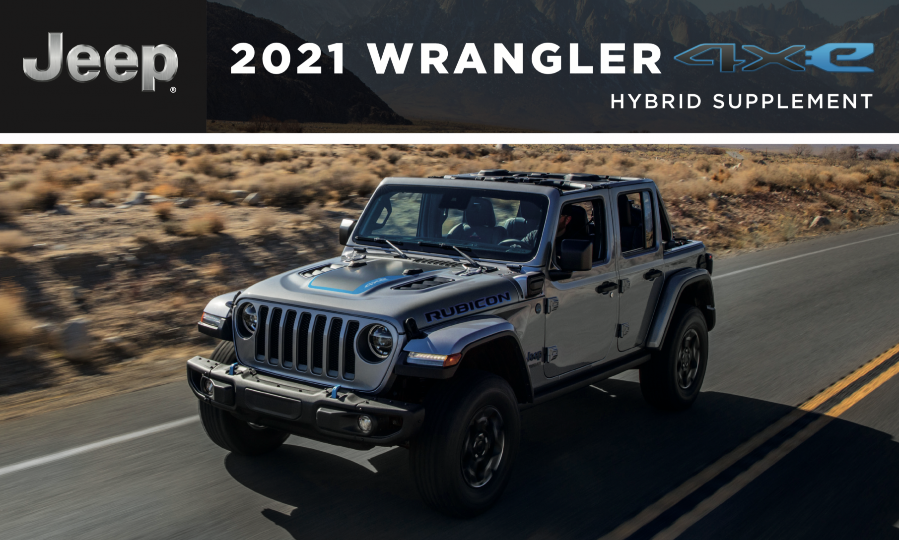 2021 Wrangler 4xe Hybrid Supplement to the Owner's Manual | Jeep Wrangler  Forums (JL / JLU) - Rubicon, Sahara, Sport, 4xe, 392 