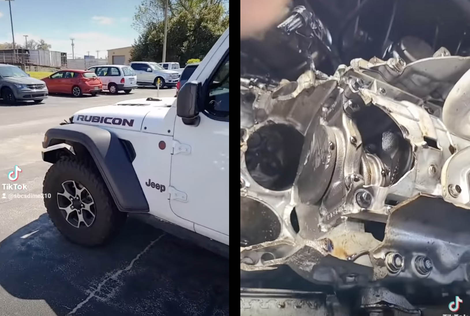 Jeep JL destruction from flat tow in 4Lo and 1st gear! Make sure transfer  case is in neutral! | Jeep Wrangler Forums (JL / JLU) - Rubicon, Sahara,  Sport, 4xe, 392 