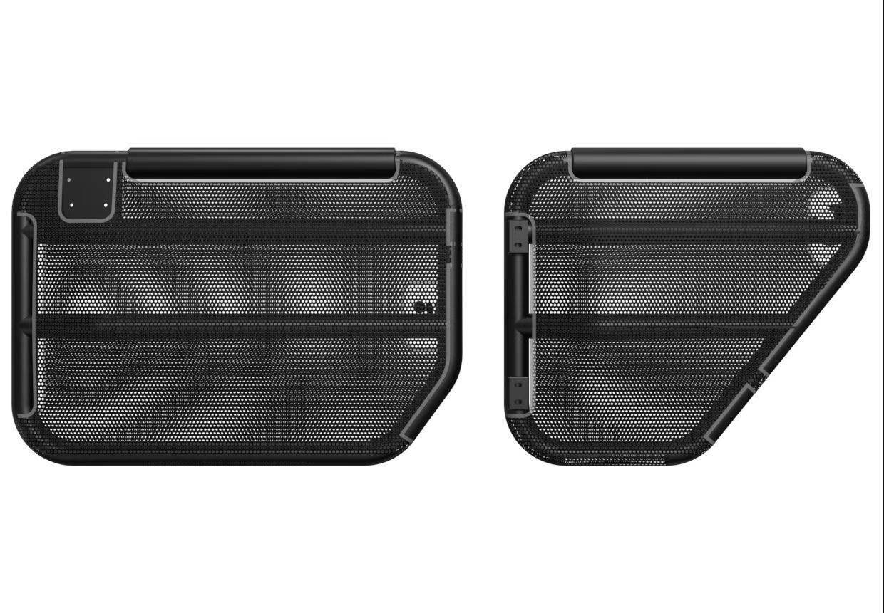 Inside Exceed Fabrication's SD1 Tube Door Mesh Product